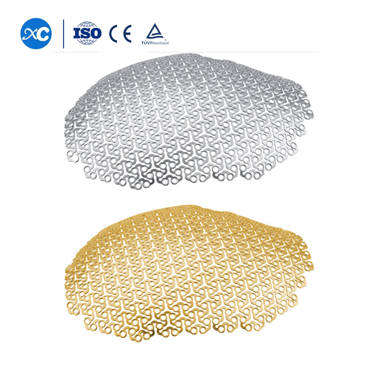 Система восстановления черепа-анатомическая титановая сетка